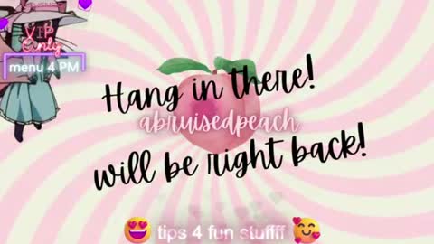 Peach online show from June 20, 2:59 am
