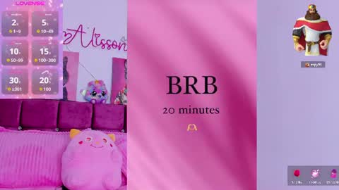 Alisson  online show from June 26, 2:51 pm