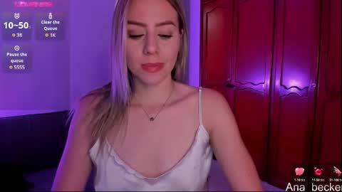 Snapshot of ana_becker1 chatting on January 22, 3:31 am Ana online show from January 22, 3:31 am