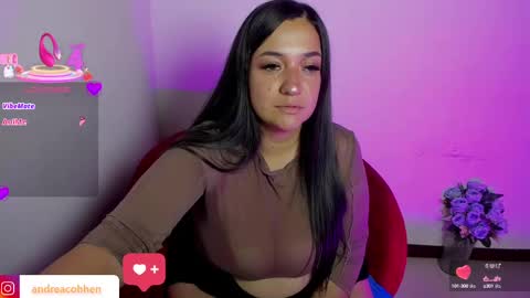 Snapshot of andreacohenz chatting on October 9, 9:52 pm andrea online show from October 9, 9:52 pm