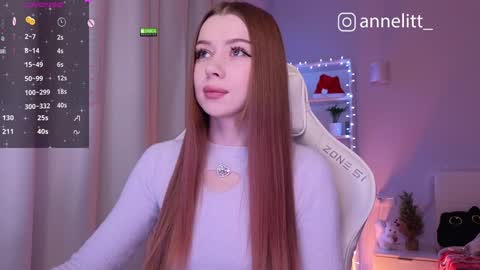 annelitt online show from January 2, 7:29 pm