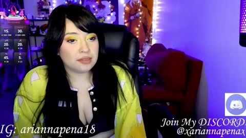 Snapshot of ariannapena chatting on October 11, 11:51 pm Arianna Pea online show from October 11, 11:51 pm