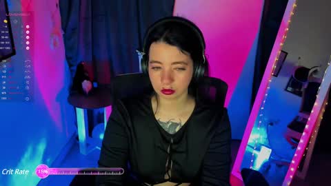 Snapshot of black_kittie_01 chatting on February 13, 7:56 am Black Kittie Wednesday - 1300 - 1900 GMT help me get 100 thumbs up online show from February 13, 7:56 am