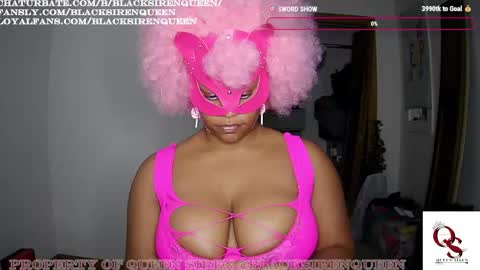 Snapshot of blacksirenqueen chatting on September 23, 8:12 am Queen Siren online show from September 23, 8:12 am