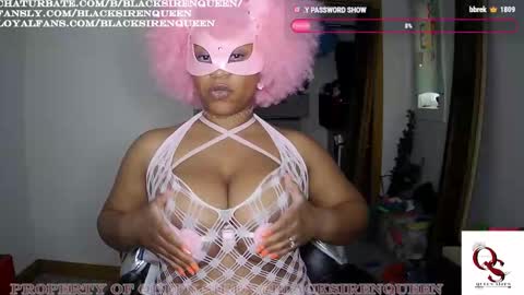 Snapshot of blacksirenqueen chatting on October 2, 11:59 am Queen Siren online show from October 2, 11:59 am