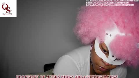 Snapshot of blacksirenqueen chatting on February 15, 4:36 am Queen Siren online show from February 15, 4:36 am