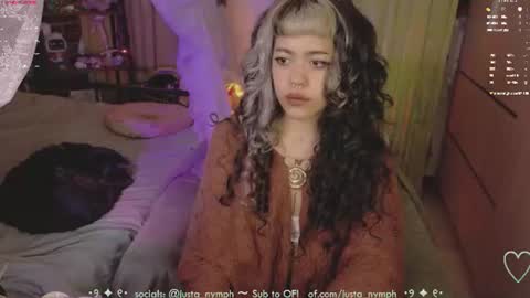   Im Nym  Justa nymph on twitter and IG online show from July 17, 12:37 am