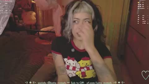   Im Nym  Justa nymph on twitter and IG online show from July 23, 10:51 pm
