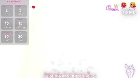 Candy  online show from March 12, 1:58 pm