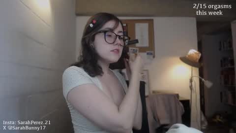 Snapshot of cherrybunny21 chatting on October 26, 6:31 am Sarah Prez online show from October 26, 6:31 am