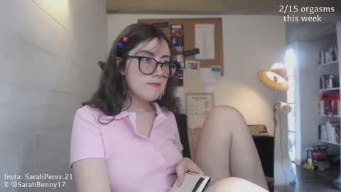 Snapshot of cherrybunny21 chatting on October 14, 10:23 pm Sarah Prez online show from October 14, 10:23 pm