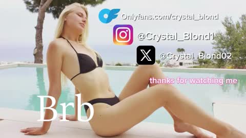 Snapshot of crystal_blond chatting on September 30, 8:46 pm Crystal online show from September 30, 8:46 pm