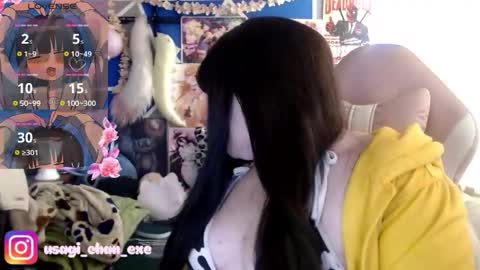 Snapshot of cuteusagi chatting on October 1, 7:52 pm Usagi online show from October 1, 7:52 pm
