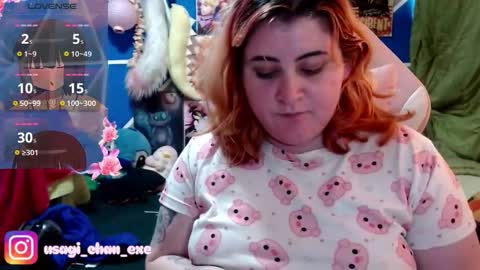 Snapshot of cuteusagi chatting on October 6, 6:34 pm Usagi online show from October 6, 6:34 pm