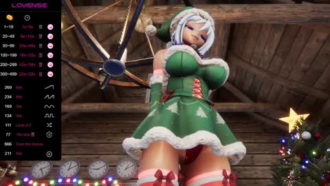 Snapshot of elfielovevt chatting on December 25, 6:19 pm Elfie Love online show from December 25, 6:19 pm