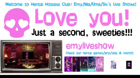 Snapshot of emyliveshow chatting on February 28, 6:10 am Hentai Hostess Club online show from February 28, 6:10 am