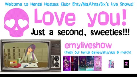 Snapshot of emyliveshow chatting on February 8, 6:12 am Hentai Hostess Club online show from February 8, 6:12 am