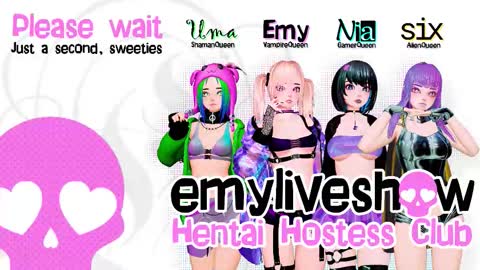 Snapshot of emyliveshow chatting on October 14, 3:14 pm Hentai Hostess Club online show from October 14, 3:14 pm