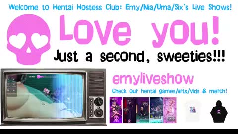 Snapshot of emyliveshow chatting on February 24, 2:38 am Hentai Hostess Club online show from February 24, 2:38 am