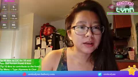 Snapshot of eroticalynn chatting on October 6, 7:07 pm Lynn online show from October 6, 7:07 pm