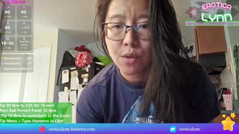 Snapshot of eroticalynn chatting on October 20, 7:06 pm Lynn online show from October 20, 7:06 pm