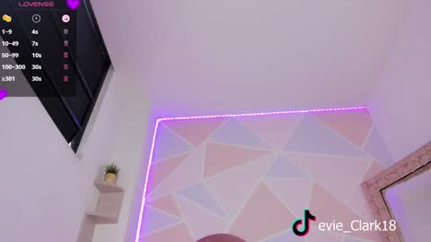 Snapshot of evie_clark_ chatting on December 6, 5:44 pm My name is Evie nice to meet you really get to know me better private is open online show from December 6, 5:44 pm