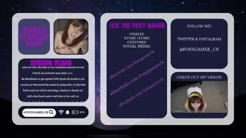 Lex Vive foxygamer cb online show from May 6, 12:58 am