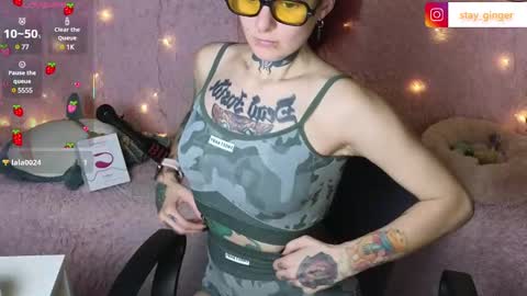 Ginger online show from February 5, 9:40 pm