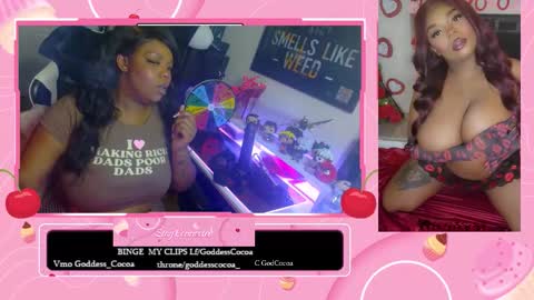 Goddess Cocoa online show from January 18, 7:59 am