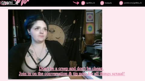 Goddess Fe online show from June 23, 1:14 am