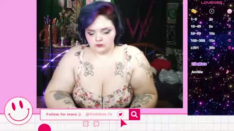 Goddess Fe online show from December 28, 8:47 pm