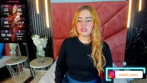Snapshot of isabella_arias1 chatting on March 12, 4:19 am Isabella Arias online show from March 12, 4:19 am