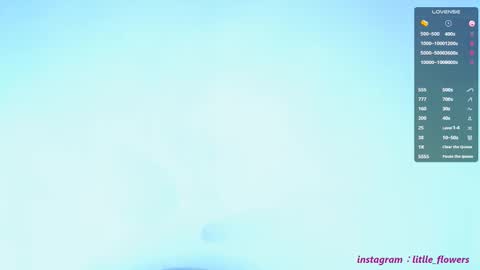 Snapshot of litlle_flowers chatting on October 12, 2:25 am Lana online show from October 12, 2:25 am