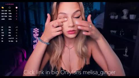 Snapshot of melisa_ginger chatting on October 5, 10:09 am Im Melisa 3 online show from October 5, 10:09 am