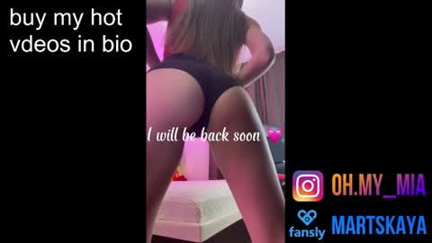 Snapshot of mia4sin chatting on February 6, 7:24 am Mia Martskaya online show from February 6, 7:24 am