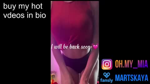 Snapshot of mia4sin chatting on December 28, 5:02 am Mia Martskaya online show from December 28, 5:02 am
