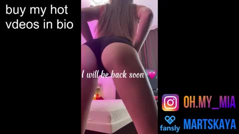 Snapshot of mia4sin chatting on September 16, 1:19 pm Mia Martskaya online show from September 16, 1:19 pm