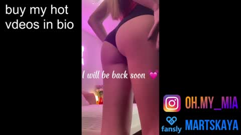 Mia Martskaya online show from June 11, 10:23 am