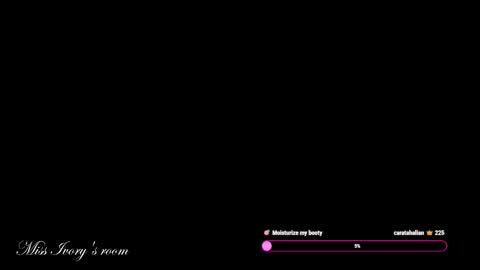 Miss Ivory online show from February 5, 2:47 am