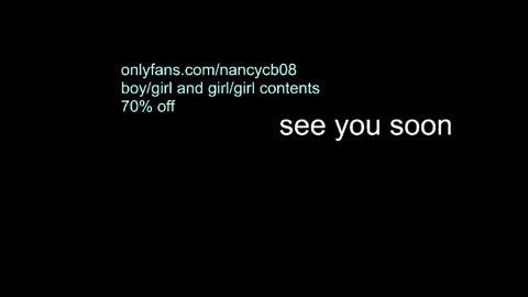 Nancy  no baby bb....or other name online show from April 30, 8:57 pm