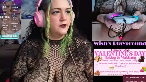 Wishs Playground online show from February 7, 6:23 pm