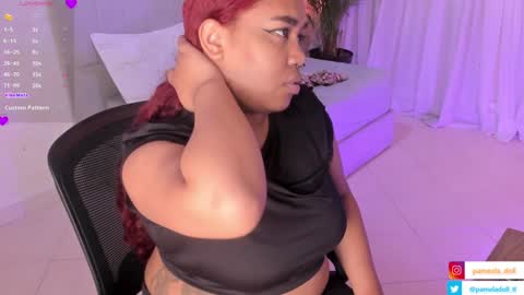 Snapshot of pamela_doll3 chatting on January 21, 5:16 am pamela online show from January 21, 5:16 am