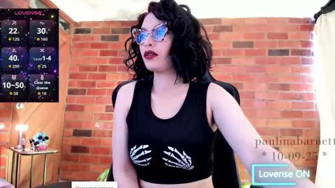 Snapshot of paulinabarnett_ chatting on September 10, 1:44 pm Paulina online show from September 10, 1:44 pm