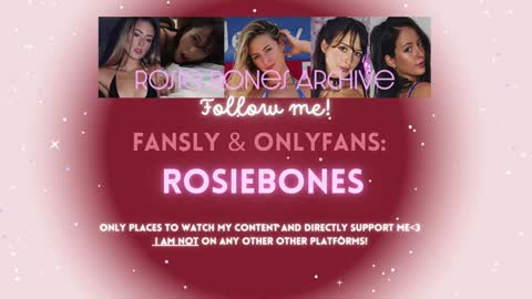 Rosie Bones online show from December 14, 12:16 am