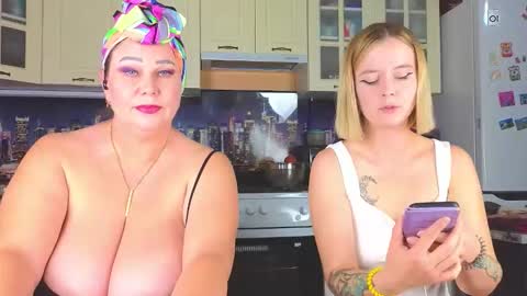 Snapshot of sassy_seasons chatting on October 5, 12:43 pm Anna and Sofia daughter-in-law and mother-in-law while her husband is at work online show from October 5, 12:43 pm