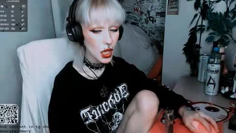 pronoun she. name Mary. age 21. online show from October 28, 12:00 pm