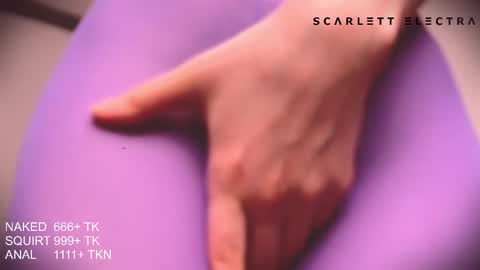 SCARLETT ELECTRA  -  online show from October 22, 5:40 pm