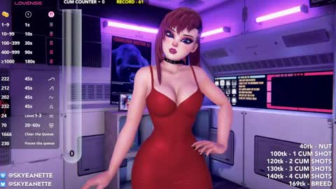 SkyeAnette online show from May 8, 1:20 am