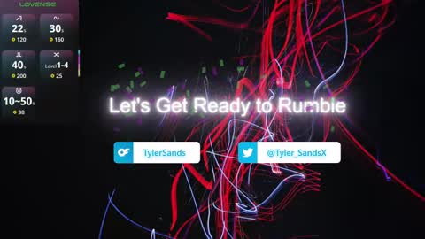 Tyler Sands online show from October 26, 2:45 pm