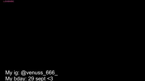   Venus  MY BDAY 29 SEPT online show from September 15, 6:48 pm